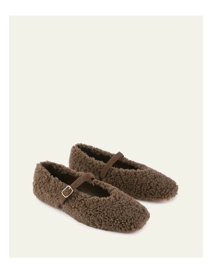 April Casual Flats in Taupe image 3
