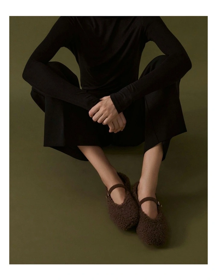 April Casual Flats in Taupe image 7