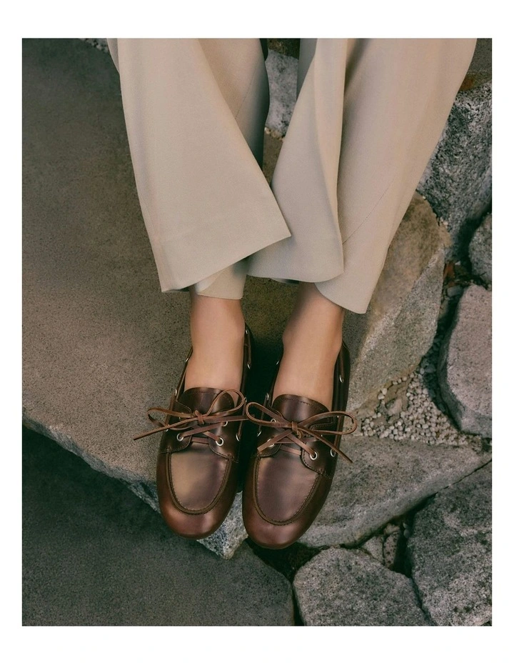 Helm Loafers in Pecan Waxed image 2