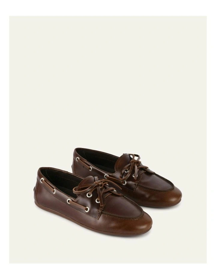 Helm Loafers in Pecan Waxed image 3