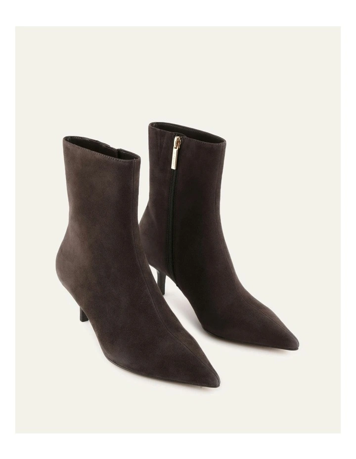 Winnie Mid Ankle Boots in Bitter Chocolate image 3