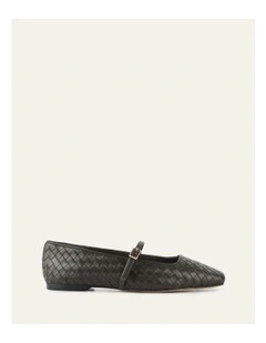 Sailor Ballet Flats in Cacao