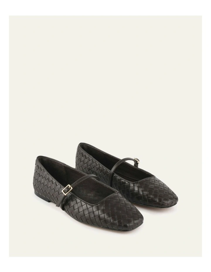 Sailor Ballet Flats in Cacao image 3