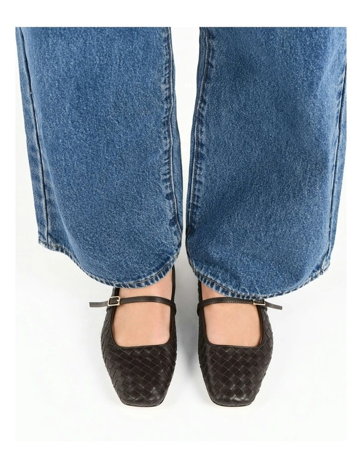 Sailor Ballet Flats in Cacao image 7