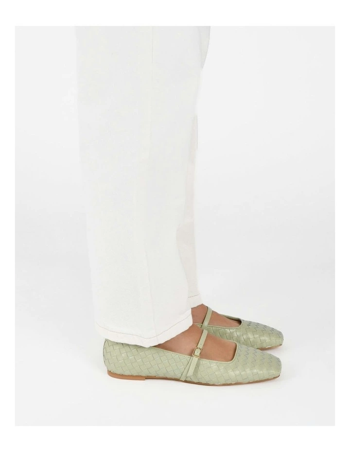 Sailor Ballet Flats in Light Sage image 2