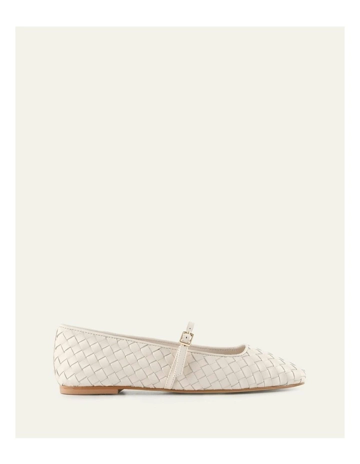 Sailor Ballet Flats in Off White image 1