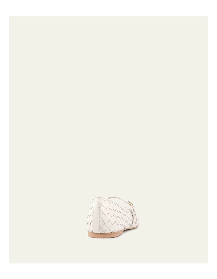 Sailor Ballet Flats in Off White image 5