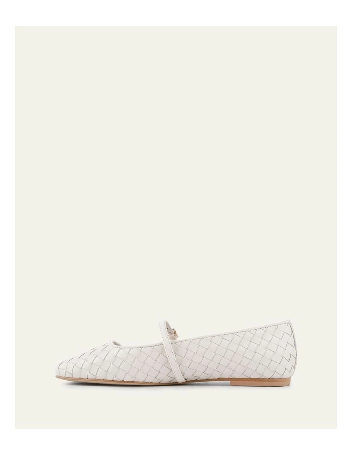 Sailor Ballet Flats in Off White image 6