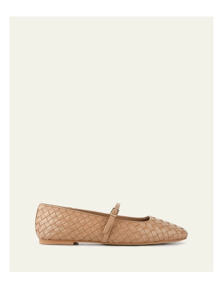 Sailor Ballet Flats in Tan image 1