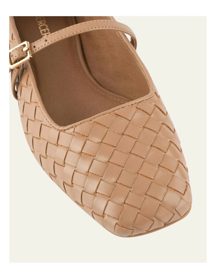 Sailor Ballet Flats in Tan image 5