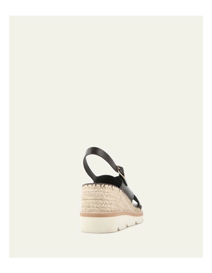 Kimberley Mid Wedge Sandals in Bitter Choc image 5