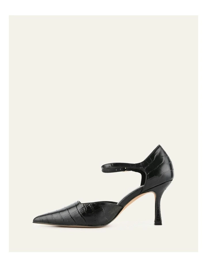 Axel High Heels in Black Croc image 6