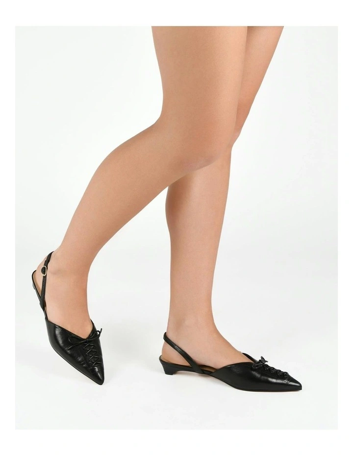 Aloe Dress Flats in Black image 2