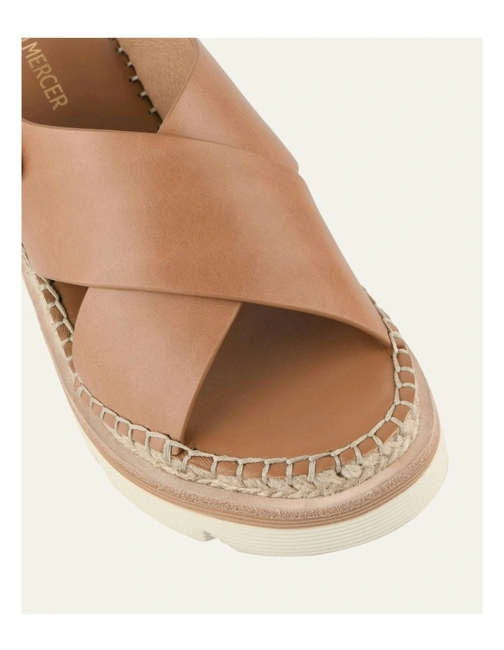 Kimberley Mid Wedge Sandals in Tan image 4