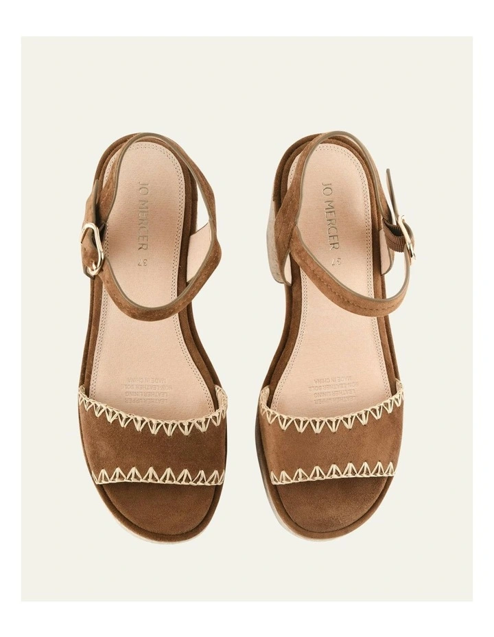 Fisher High Heel Platform Sandals in Brown image 7