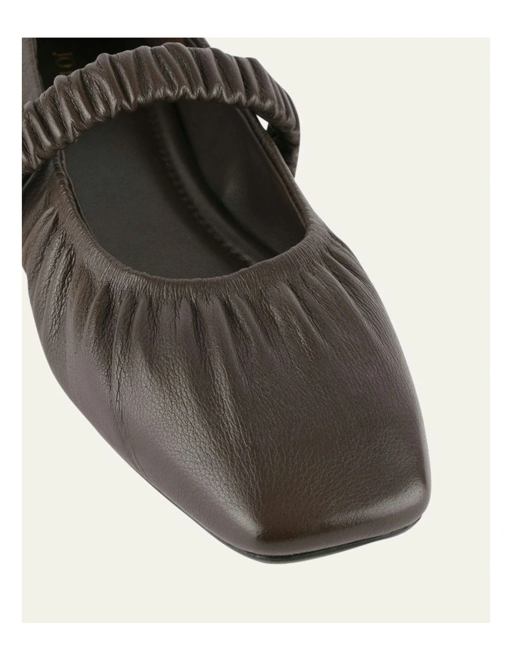 Keely Leather Ballet Flats in Bitter image 4