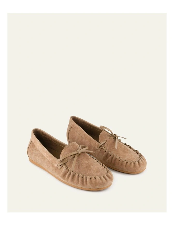Griffin Loafers in Latte Suede image 3