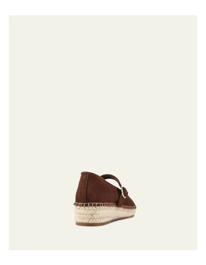 Elsie Flat Espadrilles in Russet Suede image 4