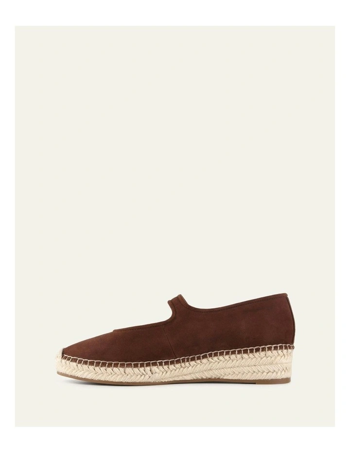 Elsie Flat Espadrilles in Russet Suede image 5