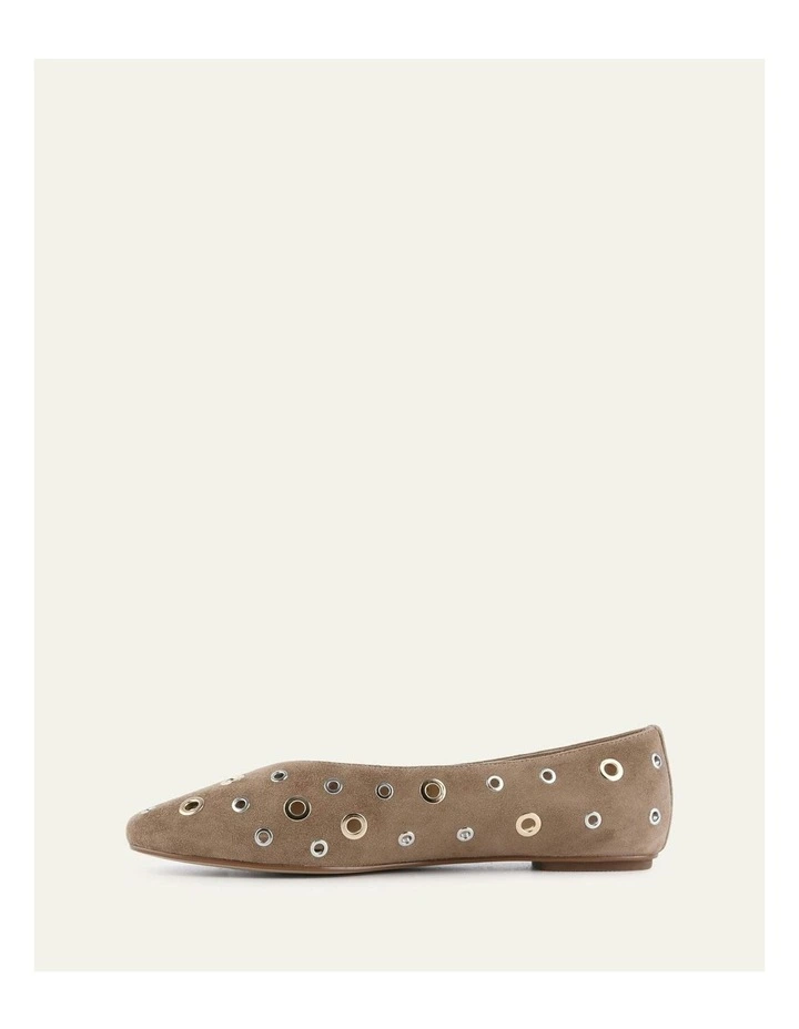 Elton Ballet Flats in Latte Suede image 5