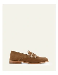 Eleanor Loafers in Biscuit Suede