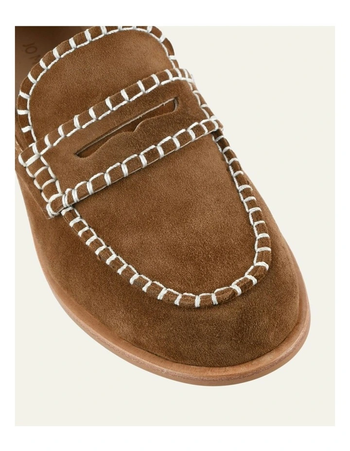 Eleanor Loafers in Biscuit Suede image 3