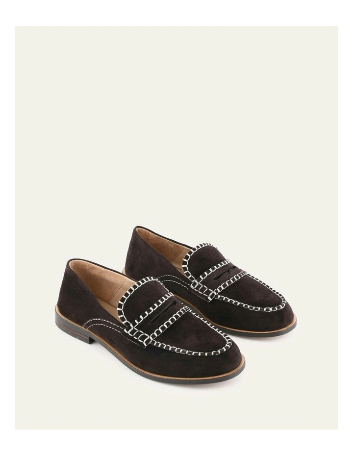 Eleanor Loafers in Bitter Choc image 2