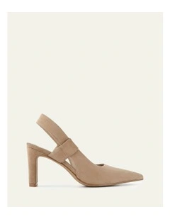 Shepard Suede High Heels in Latte