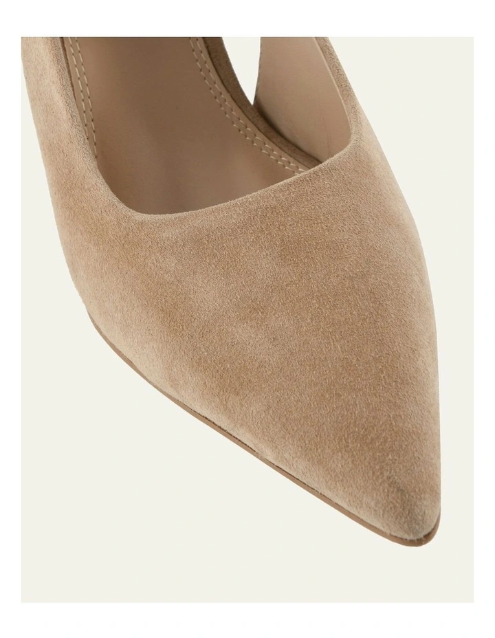 Shepard Suede High Heels in Latte image 3