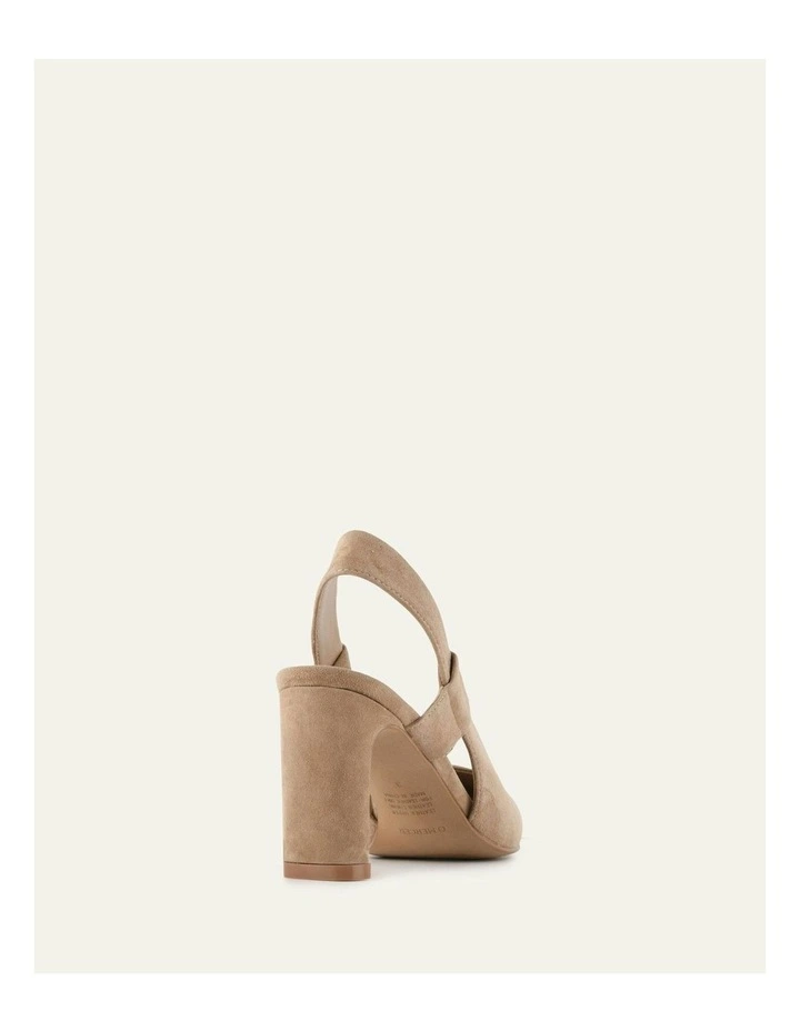 Shepard Suede High Heels in Latte image 4