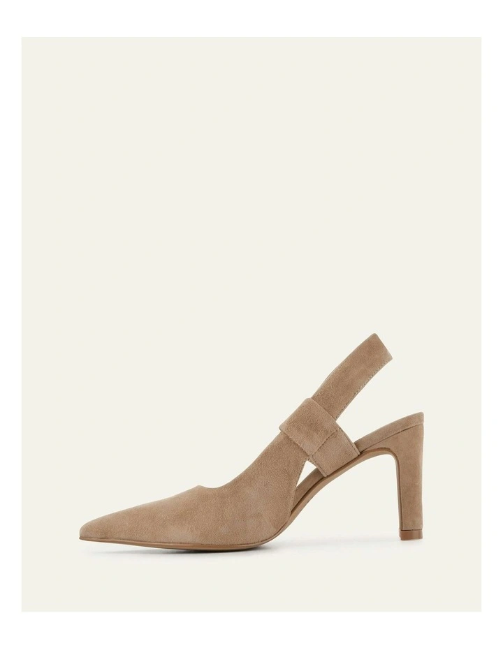 Shepard Suede High Heels in Latte image 5