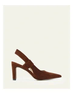Shepard High Heels in Russet Suede