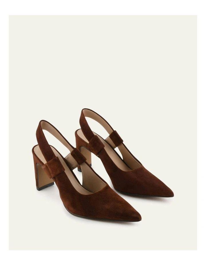 Shepard High Heels in Russet Suede image 2