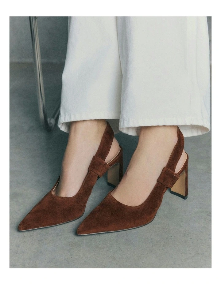 Shepard High Heels in Russet Suede image 7