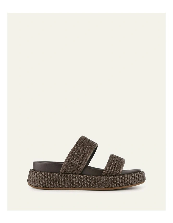 Marco Flat Sandals in Bitter Choc image 1