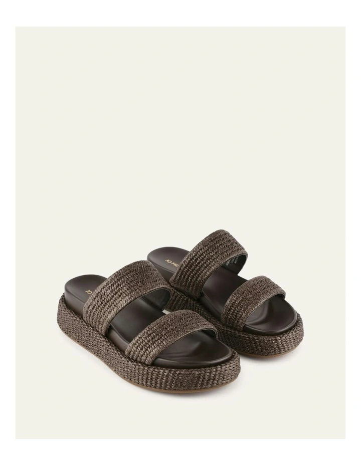 Marco Flat Sandals in Bitter Choc image 3