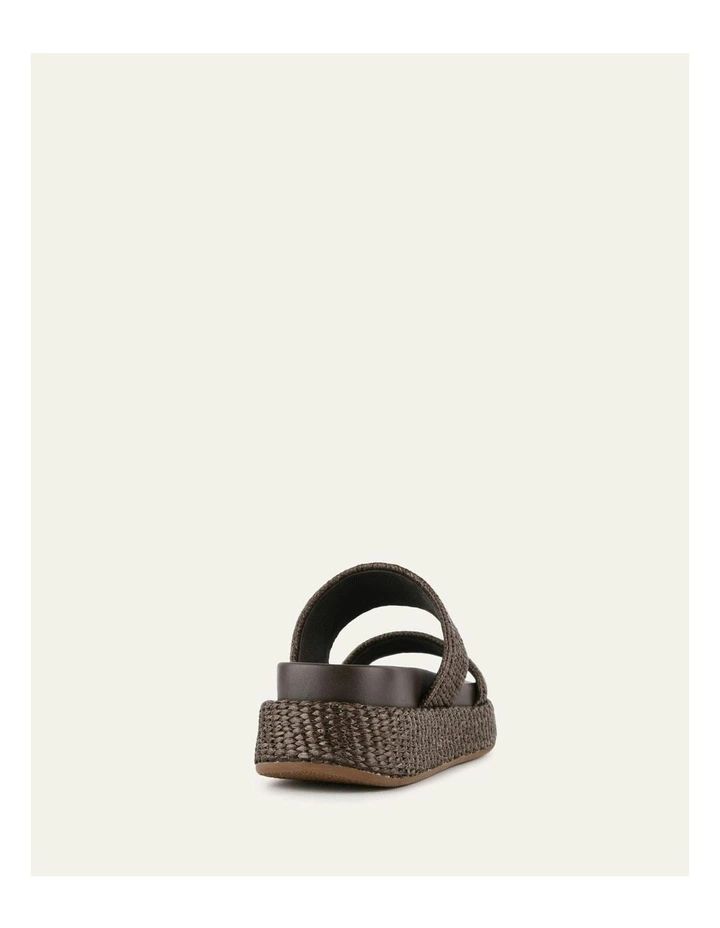 Marco Flat Sandals in Bitter Choc image 6