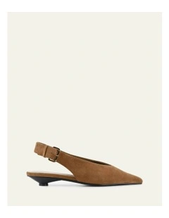 Albie Dress Flats in Brown