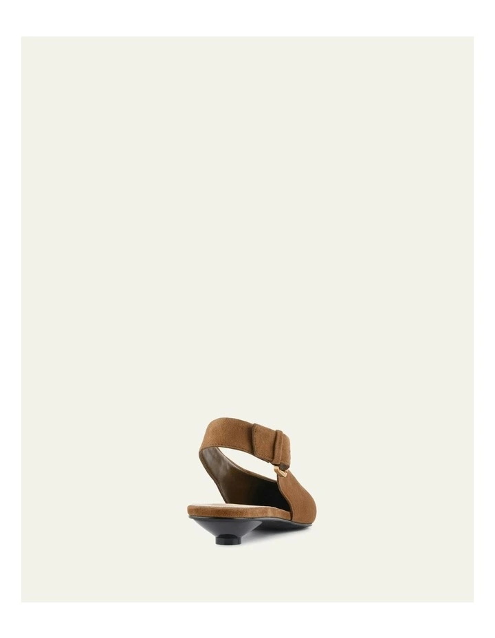 Albie Dress Flats in Brown image 4