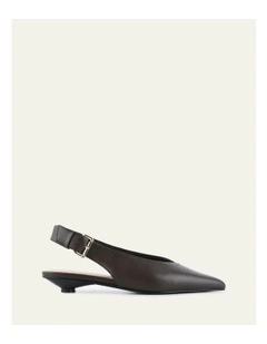 Albie Dress Leather Flats in Bitter Chocolate
