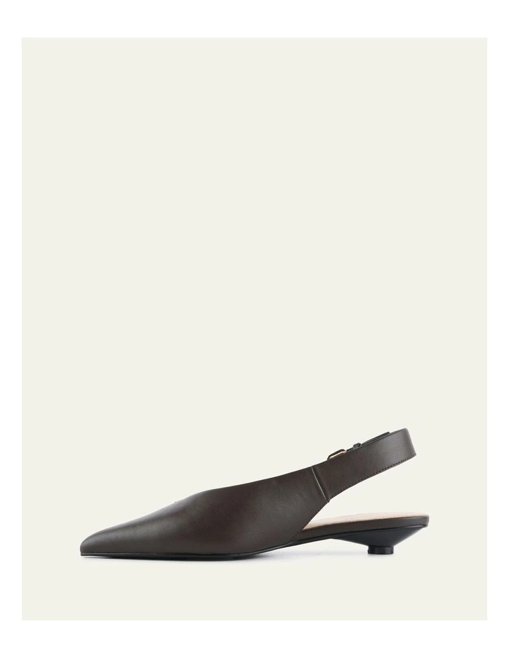Albie Dress Leather Flats in Bitter Chocolate image 5