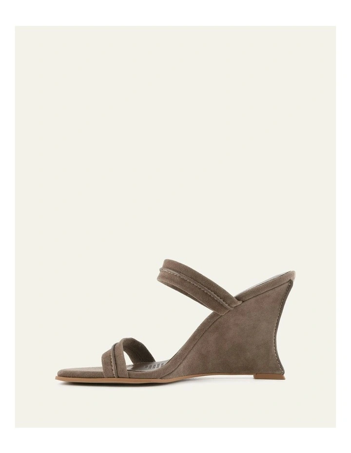 Zinnia High Heel Suede Sandals in Brown image 6