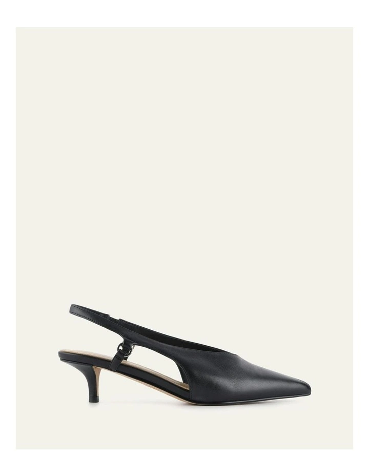 Ronnie Low Heels in Black Leather image 1