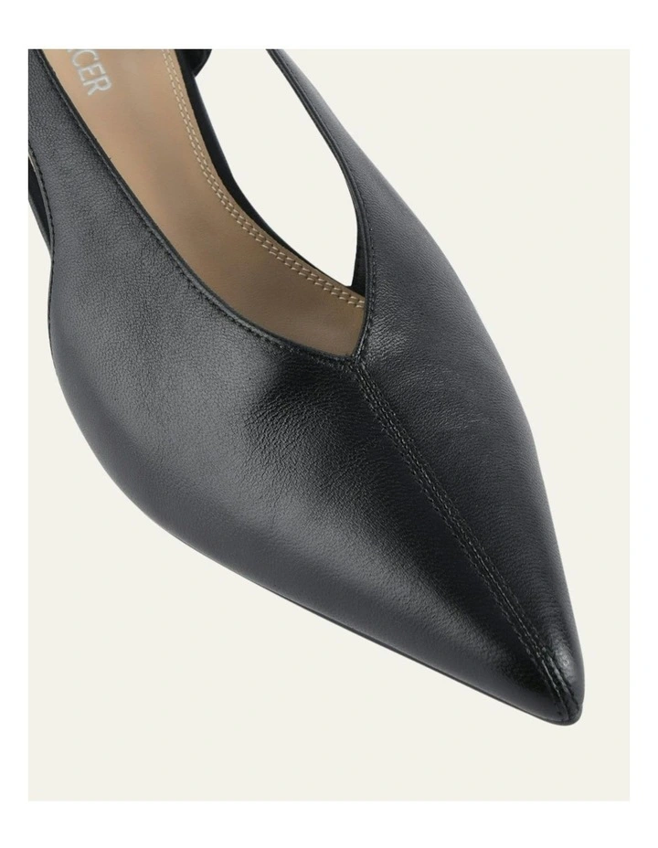 Ronnie Low Heels in Black Leather image 3
