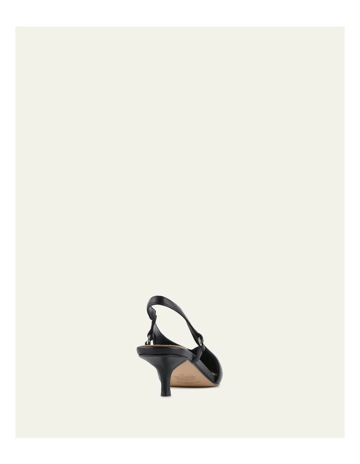 Ronnie Low Heels in Black Leather image 4