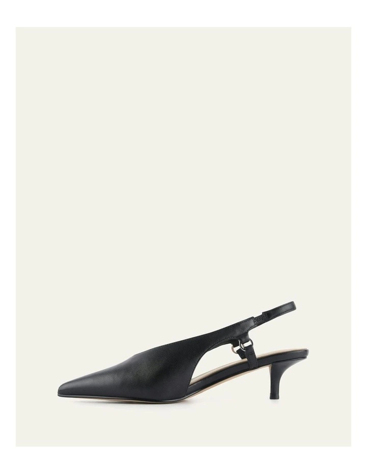 Ronnie Low Heels in Black Leather image 5