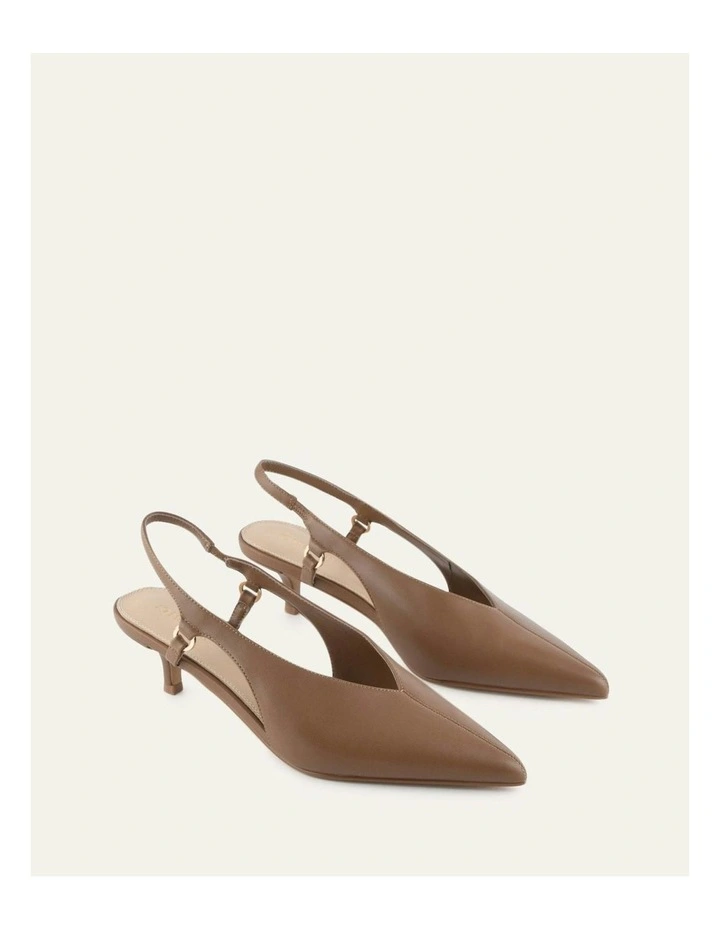 Ronnie Low Heels in Sepia Leather image 2