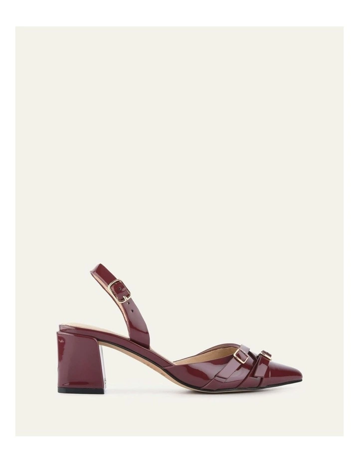 Coby Low Heels in Mulberry Patent image 1