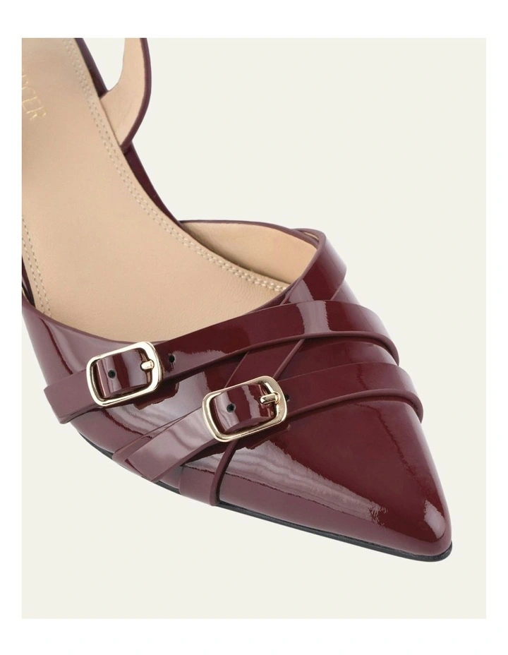 Coby Low Heels in Mulberry Patent image 3