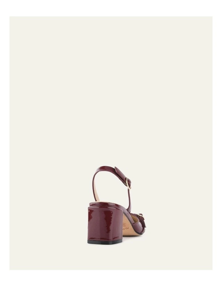 Coby Low Heels in Mulberry Patent image 4